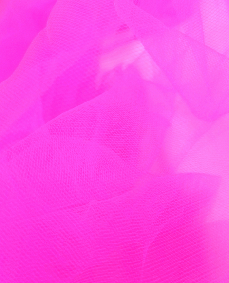 Фатин розовый неон